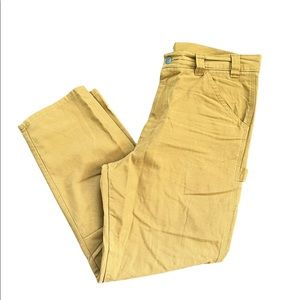 Katin Men’s Utility yellow pants size 34
